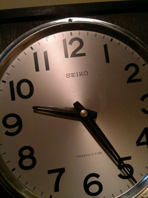 SEIKO TRANSISTOR MADE IN JAPAN Orologio Pendolo Elettro